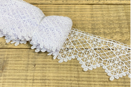  Мереживо  90 мм (гіпюр) арт.8G8054  |2: білий |