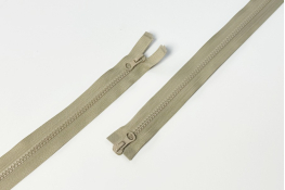  Блискавка  75 см 2 замка "трактор"  Т5  (MH)  |6: беж.сірий |