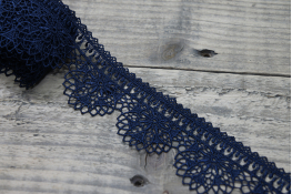  Мереживо  55 мм (гіпюр) арт.8G8050  |9: синій темн. |