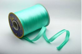  Бейка коса 16 мм підвернута атласна  |7: м`ятн.яскр. |