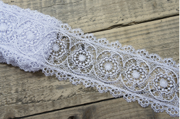  Мереживо 110 мм (гіпюр) арт.GB76  |2: білий |