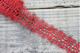  Мереживо  50 мм (гіпюр) арт.GB120  |5: червон. |