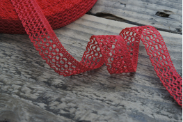  Мереживо  20 мм (бавовна)  |5: корал. |