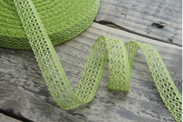  Мереживо  20 мм (бавовна)  |7: салат.кислот. |