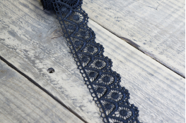  Мереживо  45 мм (гіпюр) арт.4G4224  |1: чорн. |