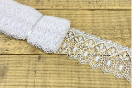  Мереживо  85 мм (гіпюр) арт.4G4150  |2: білий |
