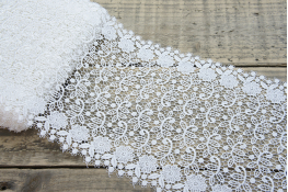  Мереживо 145 мм (гіпюр) арт.4G4188  |2: біло-молочний |