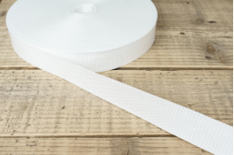  Стрічка ремінна 40 мм  |2: білий |
