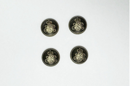  Гудзик 20 мм арт.257е  |10: латунь стар. |