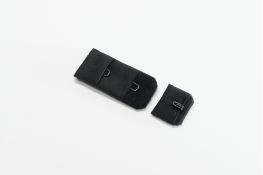 Застiбка 20 мм для бюстгалтера  |1: чорн. |