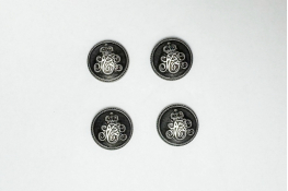  Гудзик 20 мм арт.257е  |10: нiкель |