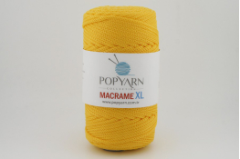  Пряжа-шнур POPYARN Macrame XL  |3: жовт. 418|