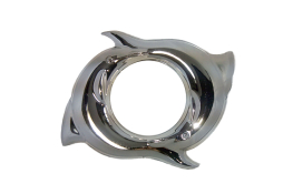  Люверс "Дельфiн" 35 мм Beladonna  |10: срібло |