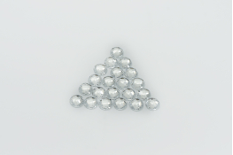  Стрази 12 мм пришивнi  |5: червон.темн. |