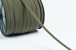  Тасьма еластична  10 мм взуттєва  |7: болотн.темн. |