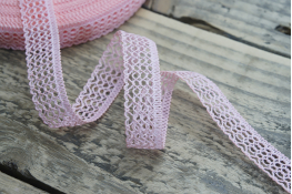  Мереживо  20 мм (бавовна)  |4: рожев.світл.. |