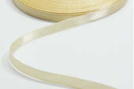  Стрічка атласна 06 мм ляссе  |6: беж.золот. |