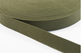  Тасьма еластична  20 мм взуттєва  |7: болотн.темн. |