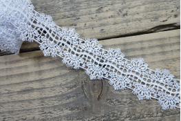  Мереживо  50 мм (гіпюр) арт.GO119  |2: білий |