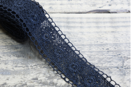  Мереживо  45 мм (гіпюр) арт.4G4241  |1: чорн. |