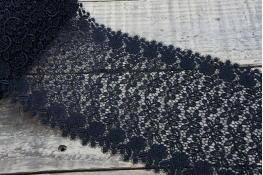  Мереживо 145 мм (гіпюр) арт.4G4188  |1: чорн. |