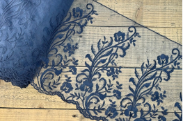  Мереживо 350 мм "Блюмарин"  |9: синій темн. 350|