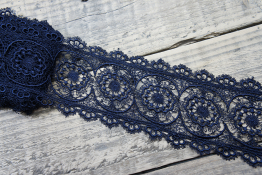  Мереживо 110 мм (гіпюр) арт.GB76  |9: синій темн. |