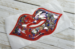  Аплікація "Губи" 180х100 мм