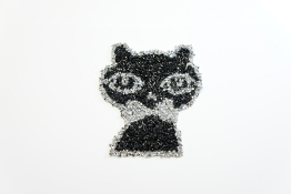  Термоаплікація зі стразами "Котик"