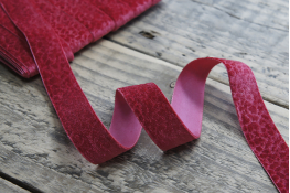  Тасьма велюр 20 мм з відтиском  |5: червон.яскр. |