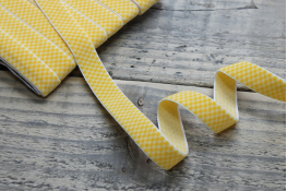  Тасьма велюр 15 мм клiтинка  |3: оранж.світл. |