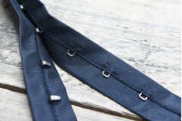  Застібка  25 мм гачки та петлі на тасьмі  |1: чорн. |