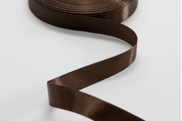  Стрічка атласна 12 мм  |6: коричн.темн. |
