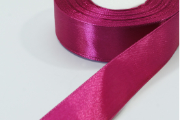  Стрічка атласна 24 мм  |4: фуксія темн. |