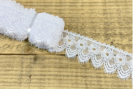  Мереживо  50 мм (гіпюр) арт.4G4106  |2: білий |