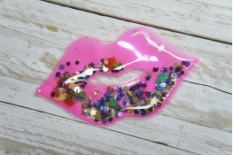  Аплікація "Губи" 100х175 мм