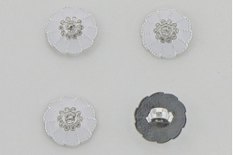  Гудзик 18 мм арт.КМ-04  |2: білий |