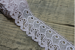  Мереживо  70 мм (гіпюр) арт.4G4147  |4: рожев. |