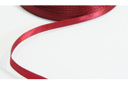  Стрічка атласна 06 мм ляссе  |5: борд. |