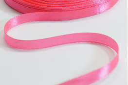  Стрічка атласна 06 мм ляссе  |4: рожев.яскр. |