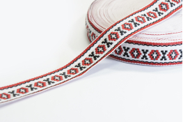  Тасьма  23 мм  |2: білий |