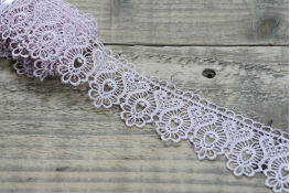  Мереживо  45 мм (гіпюр) арт.4G4083  |4: рожев. |