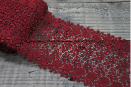  Мереживо 145 мм (гіпюр) арт.4G4188  |5: червон. |