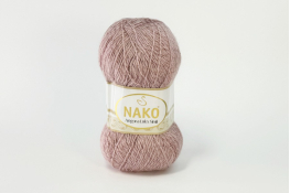  Пряжа NAKO Angora Luks Simli  |4: рожев.бузков. 10275|