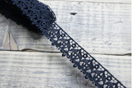  Мереживо  30 мм (гіпюр) арт.4G4245  |1: чорн. |