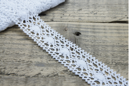  Мереживо  45 мм (бавовна)  |2: білий |