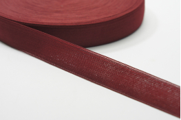  Тасьма облямівочна 23 мм в`язана  |5: вишн.темн. |