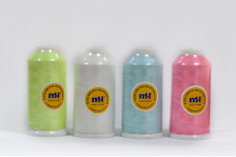  .Нитки 150D/2 ПЕ флуоресцентні 4000 м  |2: молочн. 999|