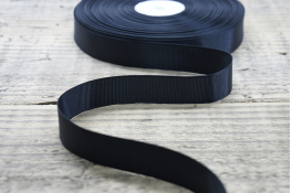  Тасьма репсова 20 мм  |1: чорн. |