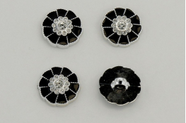  Гудзик 21 мм арт.КМ-04  |1: чорн. |